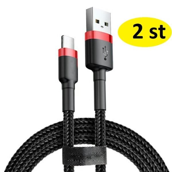 2 st 1m super fina kablar usbc