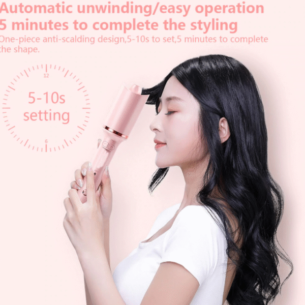 Automatisk hårkrullare vit - Bild 6