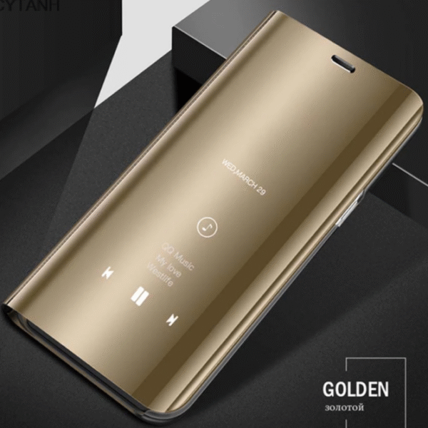 Flipcase för Samsung S22 guld - Bild 2