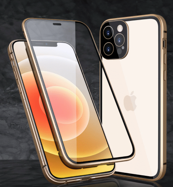 metallfodrall till 12 pro max guld