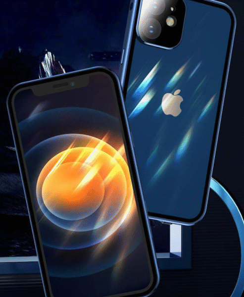 metallfodrall till 12 pro max blå