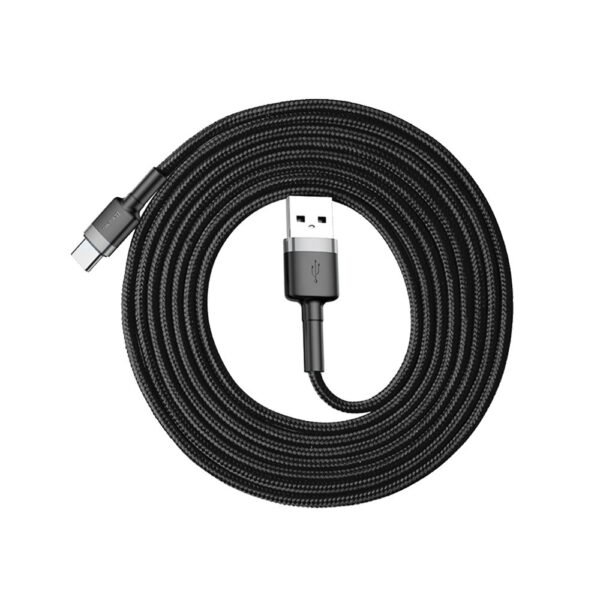 2 m Baseus cabel usb-c|svart - Bild 4