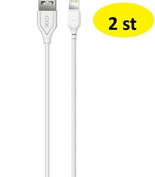 2 st 2m  XO USB-A till Lightning kabel