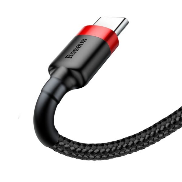 2 m Baseus cabel usb-c|svart-röd - Bild 6
