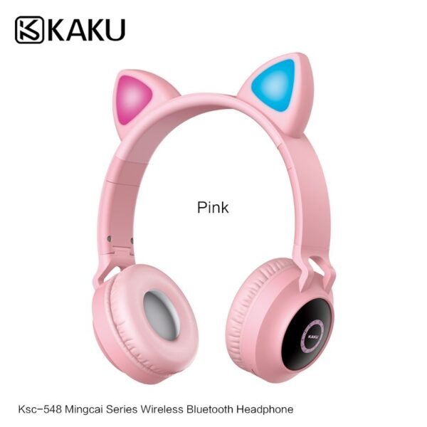 barn trådlös hörlurar rosa