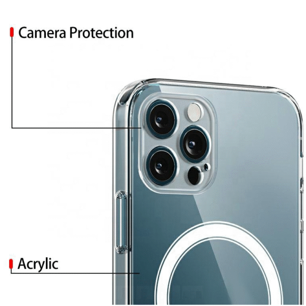 Hårdsilikon fodral för iPhone12/12 pro  med stöd för Mag-Safe - Bild 2