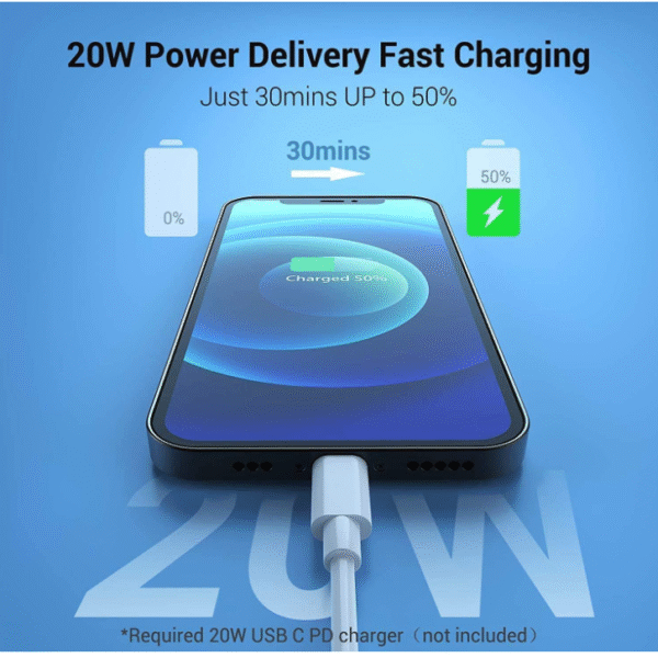 2 st 1m iPhonekabel usbc-ligthing - Bild 2