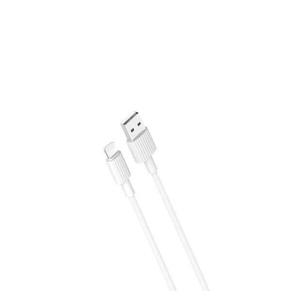 XO® 1m Hållbar Lightning Laddare IPhone vit