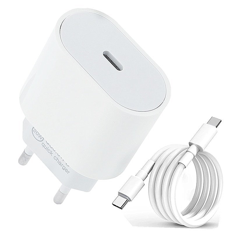 Snabbladdare 20W (2 m) för iPhone 15