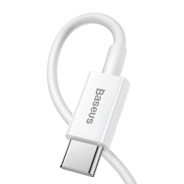 2 st super kvalitet 20W Baseus-kabel Superior PD USB-C - Lightning 2,0 m vit - Bild 3