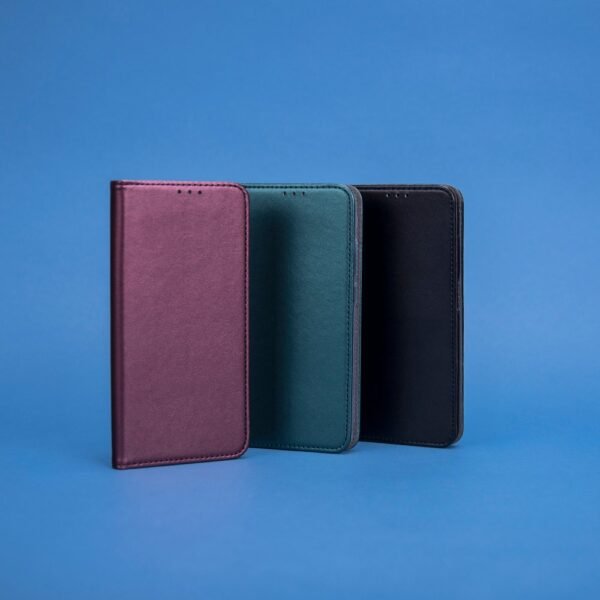 Magnet fodral iPhone 13 mini Eco Läder svart - Bild 2