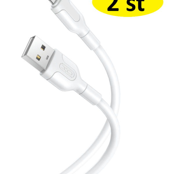 2 st 2m  XO USB-A till Lightning kabel