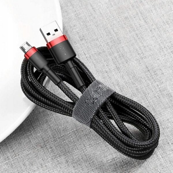 2 st 1m super fina kablar micro-usb - Bild 3