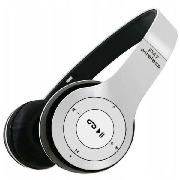 Trådlös hörlurar P47 vit - Bild 2