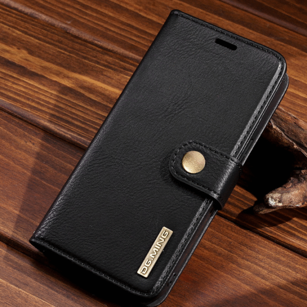 DG.MING Äkta Läder för Iphone 13 svart