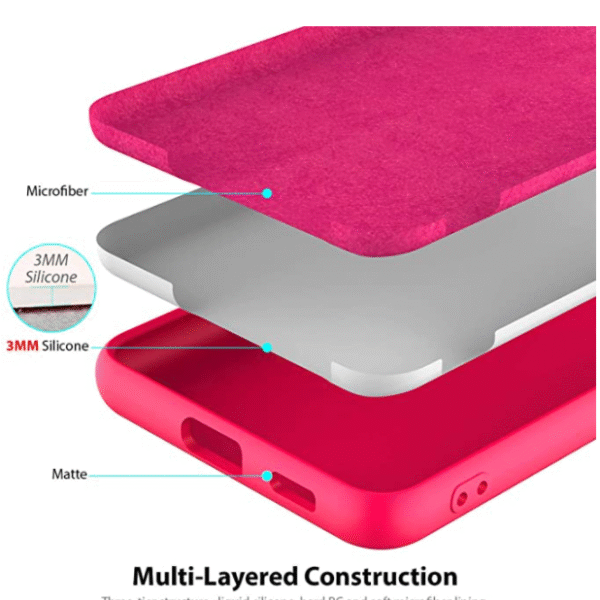 Mjukt  Silikon fodral till Samsung S21 lila - Bild 3