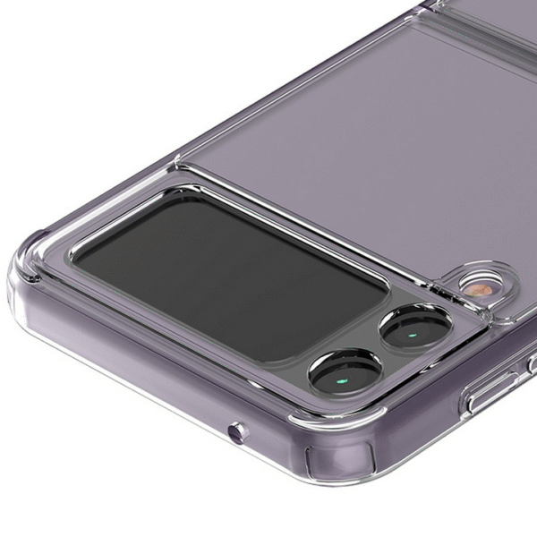 transparent fodral till SAMSUNG Galaxy Z Flip 3 svart - Bild 3
