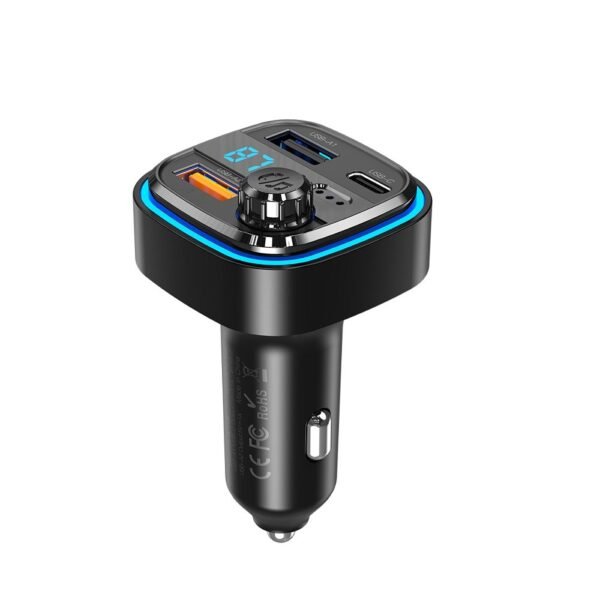 Transmitter FM BCC08 Bluetooth MP3 car charger 3,1A black