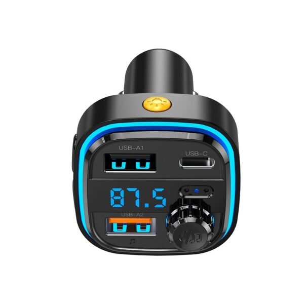 Transmitter FM BCC08 Bluetooth MP3 car charger 3,1A black - Bild 2
