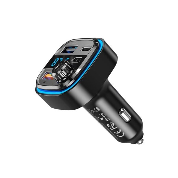 Transmitter FM BCC08 Bluetooth MP3 car charger 3,1A black - Bild 3
