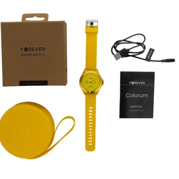 Smartwatch Forever Colorum CW-300 xYellow - Bild 4