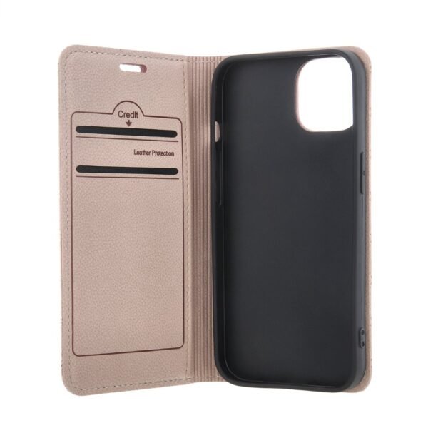 Smart Caro case for iPhone 16 6,1" beige - Bild 3