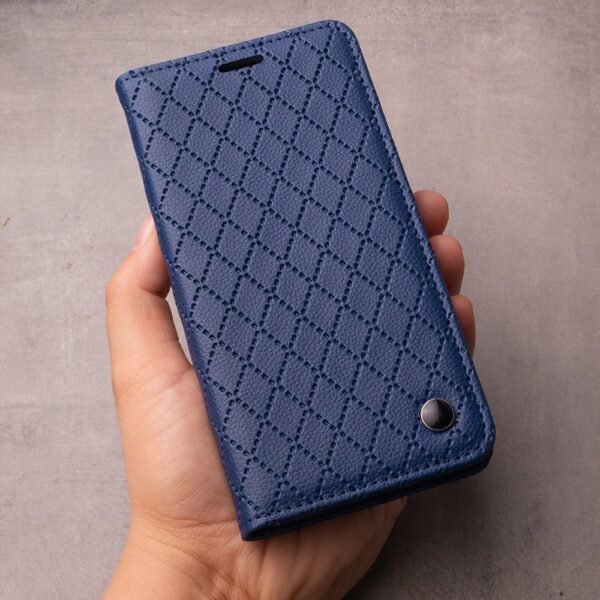 Smart Caro case for iPhone 16 6,1" navy blue - Bild 2