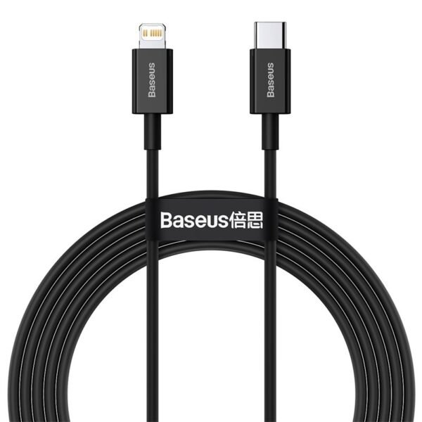 Baseus cabel Superior PD USB-C - Lightning 2,0m black 20W