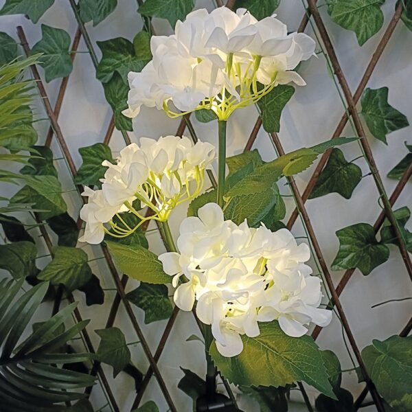 Light Solar LED Lamp  Hydrangeas 3000K - Bild 5