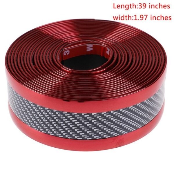 3m 3D kolfiber gummi skydd dörrlista|silver - Bild 9