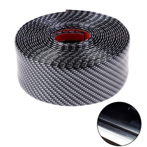 3m 3D kolfiber gummi skydd dörrlista|silver - Bild 6