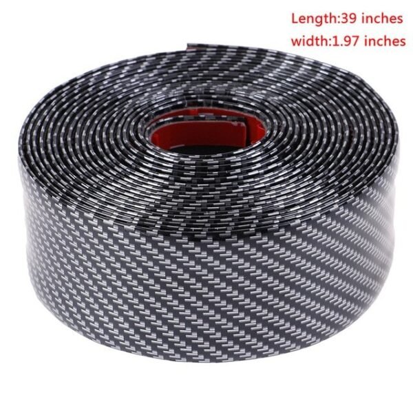 3m 3D kolfiber gummi skydd dörrlista|silver - Bild 7