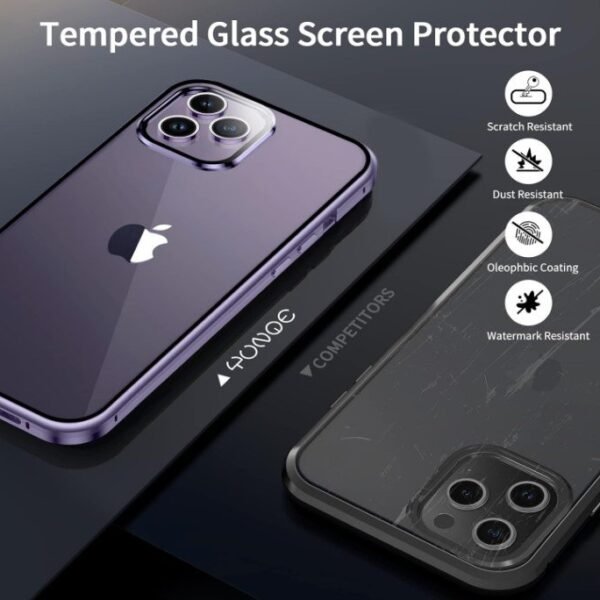 sekretess doubelfodral för Iphone 13 lila - Bild 4