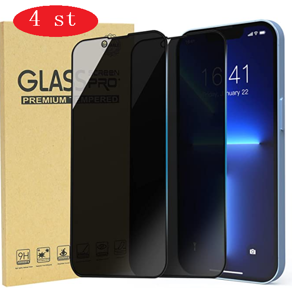 4 st sekretessskärm skydd för iphone 13/13 pro
