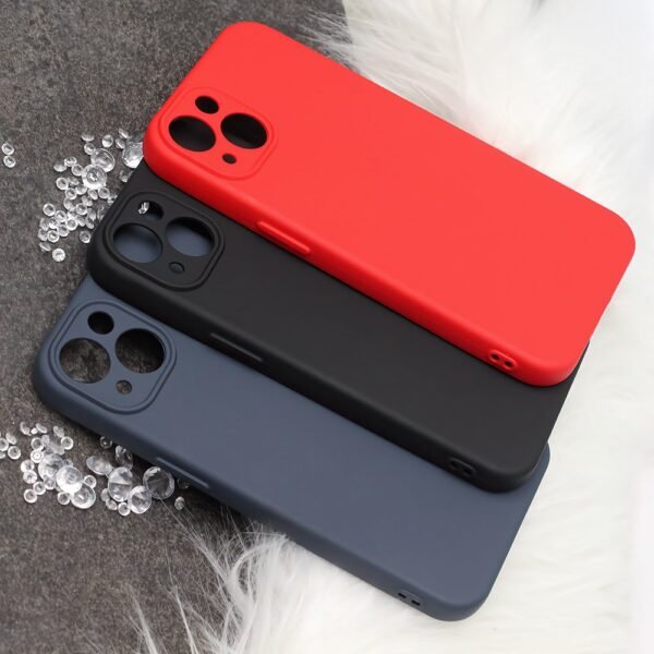 Silicon Box case for iPhone 14 6,1" black - Bild 7