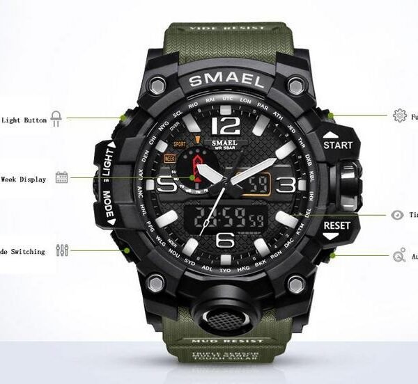 sport militär klocka