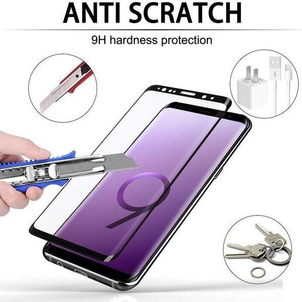 4 st   heltäckande Härdat för samsung s9 - Bild 2