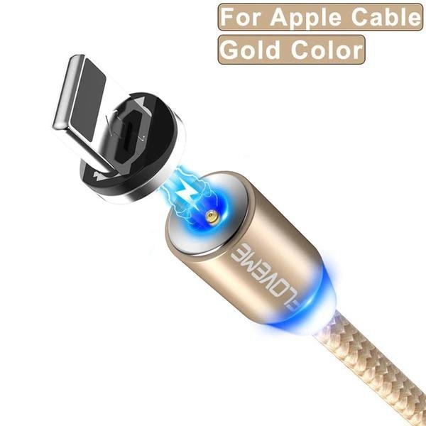2-pack iPhone Snabbladdare (2 m) – Guld
