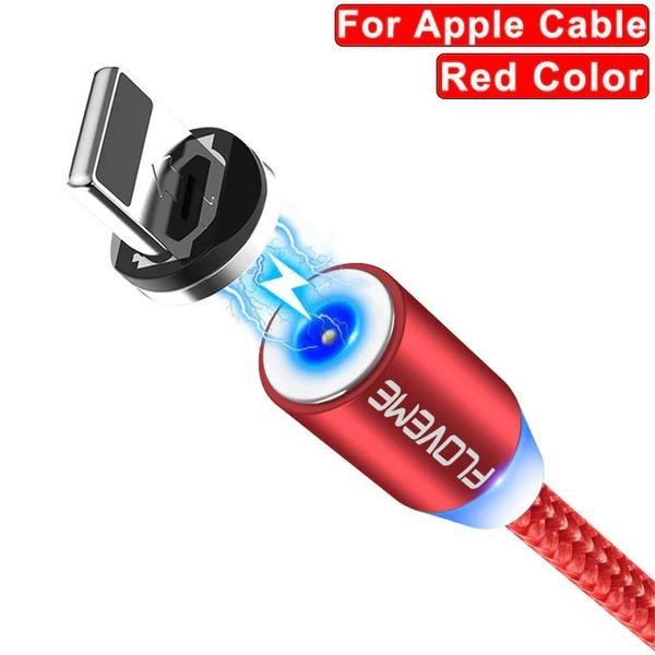 2-pack iPhone Snabbladdare (2 m) – Röd