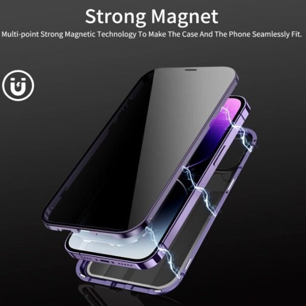 sekretess doubelfodral för Iphone 13 lila - Bild 5