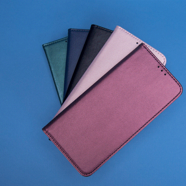 Smart magnetfodral till Samsung Galaxy S22 plus vinröd - Bild 4