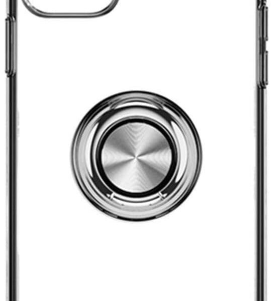 tunn fodral med ring för iphone 12 mini|vit