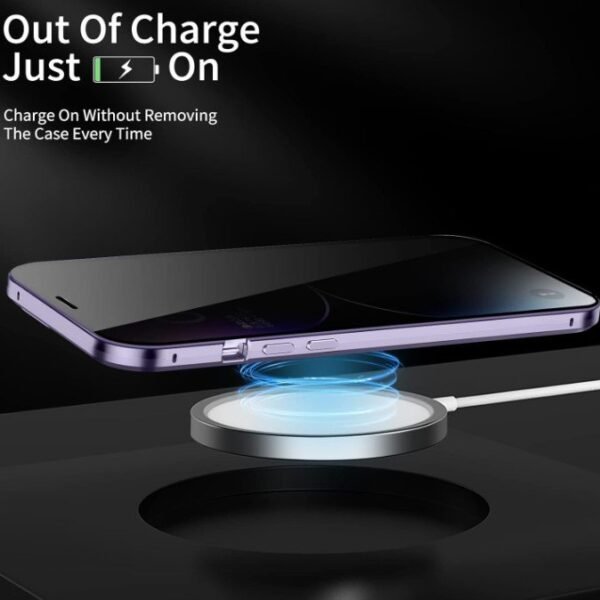 sekretess doubelfodral för Iphone 13 lila - Bild 6