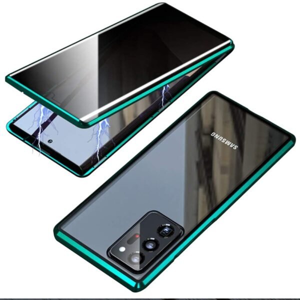 Sekretess magnetfodral för Samsung Galaxy S21ultra grön