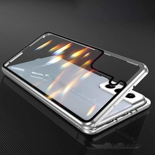 doubel case för Samsung S21|silver - Bild 4