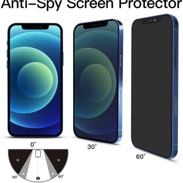 2 st sekretessskärm skydd för iphone 13/13 pro - Bild 2