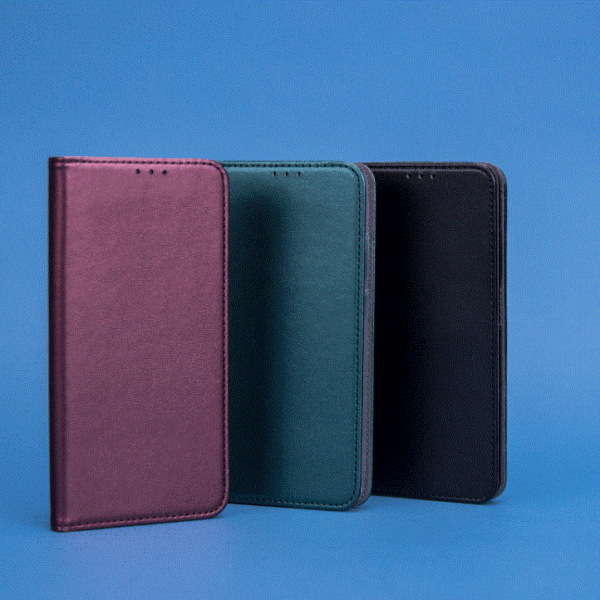 Smart magnetfodral till Samsung Galaxy S22 plus vinröd - Bild 5