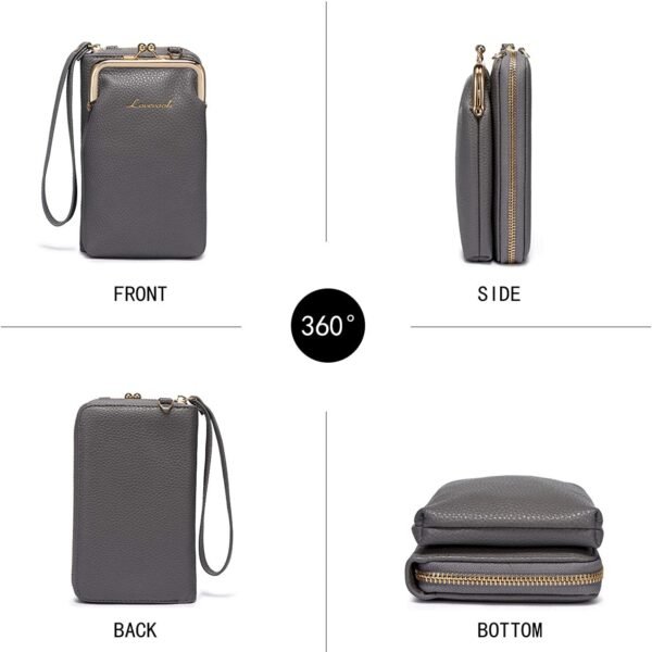 Elegant crossbody-mobiltelefonväskor|svart - Bild 2