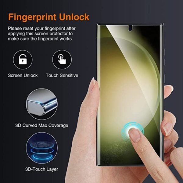 2 st nanofilm för Samsung S23 ultra - Bild 3