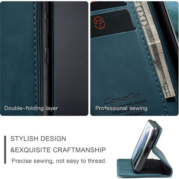 CaseMe 013 för Samsung Galaxy S21ultra Plånboksfodral|mörkbrun - Bild 2